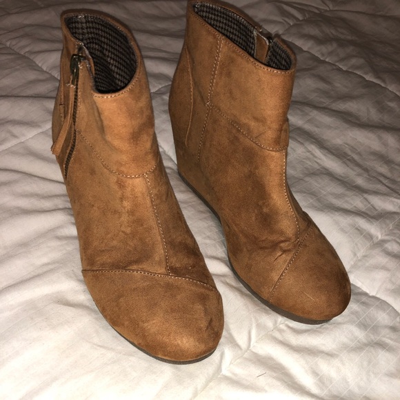 Tan Booties - Picture 2 of 3
